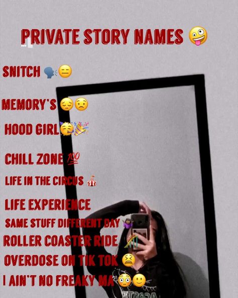 Advice tips etc on Instagram: “Private story’s Tags 🏷 #privatestorynames #privatestories #privatestorynameideas #snapchat👻 #snäp #snapchatfilter #snapchatmegirl” Private But Not A Secret Captions, What To Post On Private Story, Private Story Posts, Girls Private Story Be Like, Privacy Vs Secrecy Quotes, Hood Girls, Roller Coaster Ride, Over Dose, Life Experiences