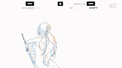 Genga Animation, Sakuga Animation, Animation Layout, Rough Animation, Oshino Shinobu, Key Animation, Principles Of Animation, Kiss Shot, Animation Storyboard