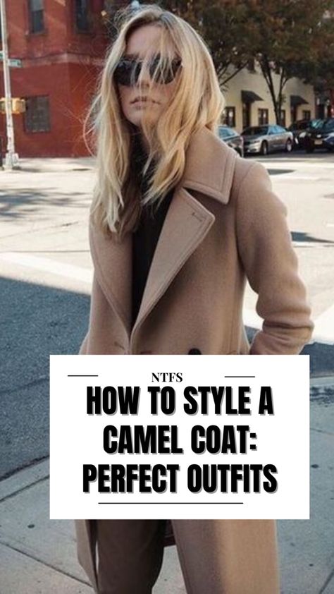 Camel Wool Coat Outfit, Womens Camel Coat, Camel Coat Outfit Winter Style, Camel Jacket Outfit, Peacoat Womens Outfit, Camel Winter Coat, Trent Coat, Peacoat Outfit, Wool Coat Outfit