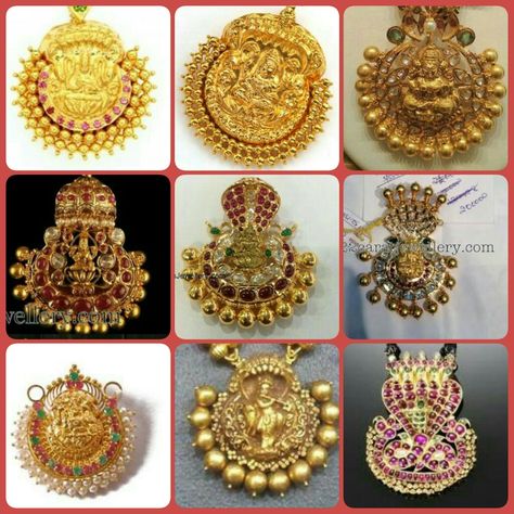 Nagaram pendant Nagaram Designs, Nagaram Pendant, Antique Haram, Gold Pendent, Gold Temple Jewellery, Neck Pieces Jewelry, Choker Necklace Designs, New Gold Jewellery Designs, Ganesh Photo