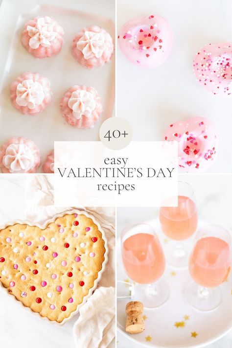 Valentines Dinner Ideas, Valentine's Cakes, Frosé Recipe, Drinks Breakfast, Piccata Sauce, Champagne Margaritas, Chocolate Chip Pound Cake, Make Ahead Brunch, Chocolate Cobbler