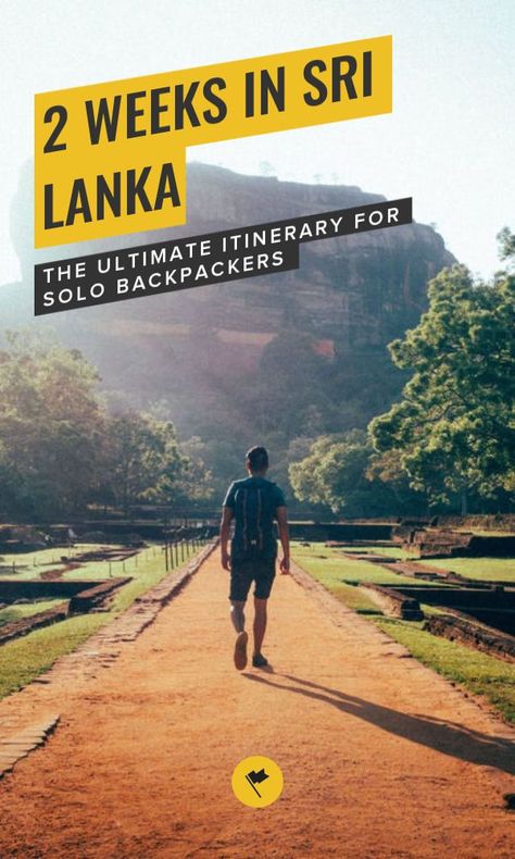 2 Weeks in Sri Lanka  - The Ultimate Itinerary for Solo Backpackers - Planning a trip to Sri Lanka? 2 weeks is a perfect amount of time and here is a 2 weeks itinerary for Sri Lanka and a complete travel guide on things to do, where to go and how to get around Sri Lanka via public transport. #travel #srilanka #destinations #asia #southasia Travelling Asia, Budget Trips, Sri Lanka Itinerary, Wilderness Camping, Sri Lanka Travel, Travel Destinations Asia, Backpacking Tips, Travel Asia, Asia Travel Guide