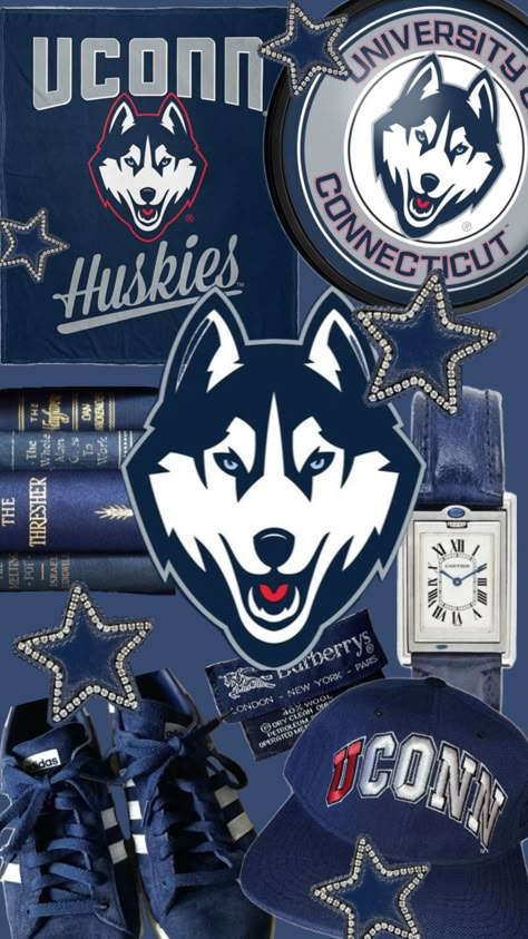 uconn, college, huskies, navy blue, college girl, connecticut, aesthetic Halloweekend Costumes, Connecticut Aesthetic, New England Preppy, Uconn Basketball, Blue College, Science Computer, Aesthetic Shuffles, Paige Bueckers, Playlist Covers Photos