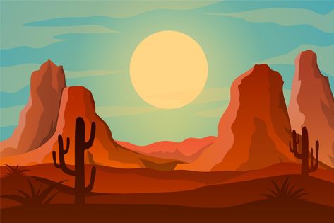 Western Landscape Art, Background For Video, Map Sketch, Western Landscape, Night Background, Desert Art, Video Free, Landscape Background, Acrylic Painting For Beginners