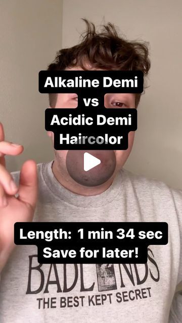 Blake Reed Evans on Instagram: "Let’s clear up some confusion between acidic and alkaline demi-permanents. Both are tools in their own right, but they’ve got some key differences that can help you decide which one to pick for your next color correction.  First off, **acidic demi-permanent hair colors** They’re super gentle, they don’t lift a clients natural hair color; instead, they work by depositing color into the outer layer of the hair,  adding tons of shine and a sheer wash of color that gradually fades over time. This type of color is fantastic for toning highlights, refreshing faded color, or adding depth and dimension without major commitment. Plus, the acidic nature helps to close the hair’s cuticle, leaving it looking super glossy and feeling smooth. The end result for most color Demi Color On Natural Hair, Under Bleach Hair, Demi Hair Color, Demi Permanent Hair Color, Demi Permanent, Types Of Colours, Semi Permanent Hair Color, Permanent Hair Dye, Permanent Hair Color