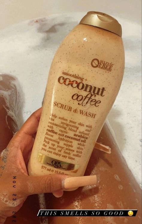 Coconut Coffee, Body Hygiene, Hygiene Care, Exfoliating Body Scrub, Shower Skin Care, Body Smells, Smell Goods, Bath And Body Care, Feminine Hygiene