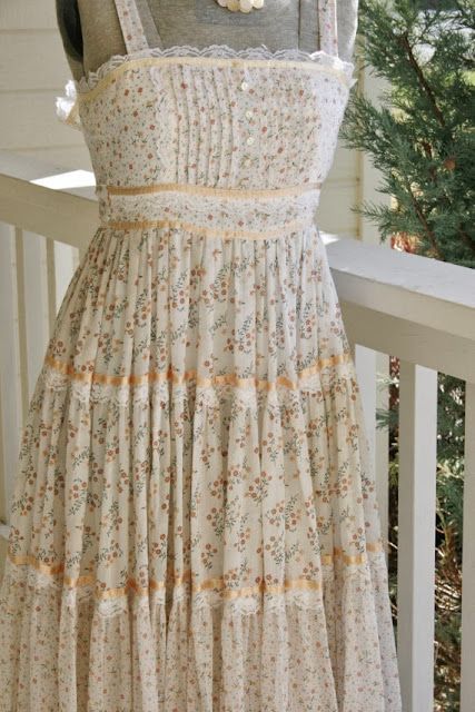 Never a Plain Jane: Recent Infatuation: Gunne Sax Gunny Sack Dress, Gunny Sack, Sack Dress, Romantic Fashion, Sax Dress, Gunne Sax Dress, Cottagecore Outfits, Plain Jane, Desi Fashion Casual