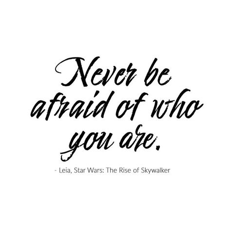 Star Wars Quotes Inspirational, Dbt Quotes, Princess Leia Quotes, Quote Tattoo Ideas, Hbd Quotes, Quote Tattoo, Star Wars Quotes, Cat Profile, The Rise Of Skywalker