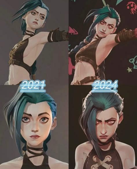 JINX | POWDER | official source : @leagueoflegends @arcaneshow @netflix #LEAGUEOFLEGENDS #GETJINXED #JINX #ARCANE | Instagram Arcane Official Art, Jinx Reference, Arcane Art Style, Arcane Powder, Arcane Style, Arcane Characters, Powder Arcane, Arcane Memes, Jinx Arcane