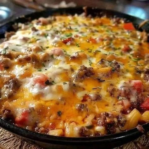 Chef Rachael Recipes | Most of my recipes are hidden from you | Facebook Ranch Style Beans, Cheeseburger Casserole Recipe, Mexican Casserole Recipe, Grandma Cooking, Recipes Mexican, Mexican Casserole, Cheeseburger Casserole, Mexican Kitchens, Jamie Oliver Recipes