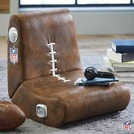 NFL Mini Rocker Speaker Chair Cave Chair, Coastal Accent Chairs, Football Rooms, Football Bedroom, Pottery Barn Kids Backpack, Farmhouse Table Chairs, Boho Chair, Ikea Chair, Sports Room