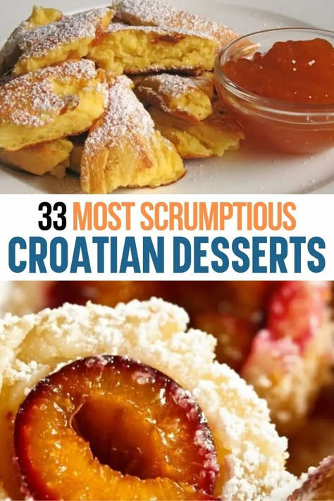 Croatian Cookies Recipes, Croatian Cake Recipes, Croatian Dessert Recipes, Croatian Recipes Desserts, Serbian Dessert Recipes, Strukli Croatian Recipes, Croatian Recipes In English, Serbian Recipes Desserts, Serbian Cookies