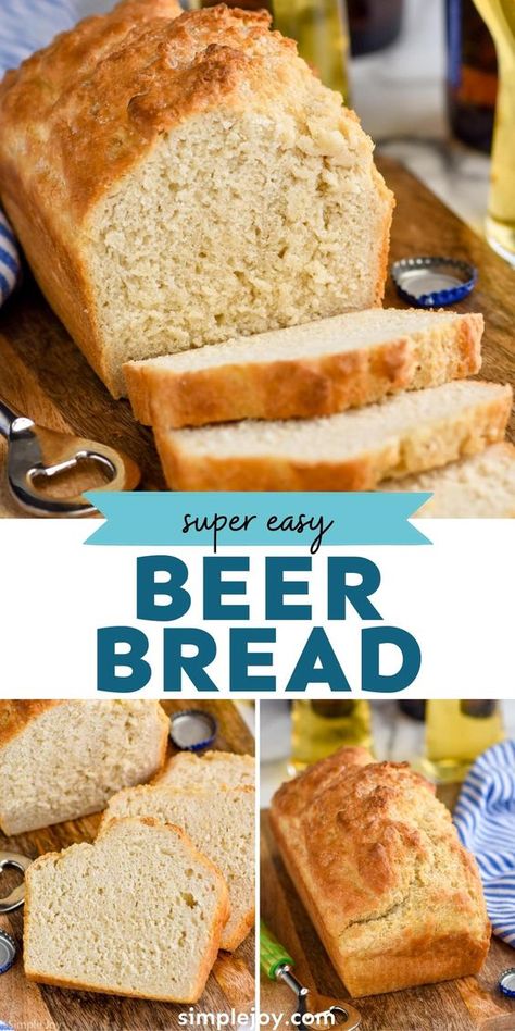 How To Make Beer Bread, Beer Bread With Bread Flour, Bread Machine Beer Bread, Lid Diet, Tastefully Simple Beer Bread, Easy Beer Bread Recipe, Easy Beer Bread, Make Homemade Bread, Beer Bread Mix