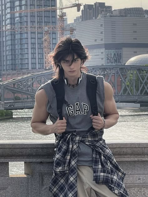 Hot Asian Men Fashion, Hot Korean Men, Kore Ulzzang, Handsome Asian Men, Hot Asian Men, Cute Asian Guys, Japanese Men, Aesthetic Guys, Muscular Men