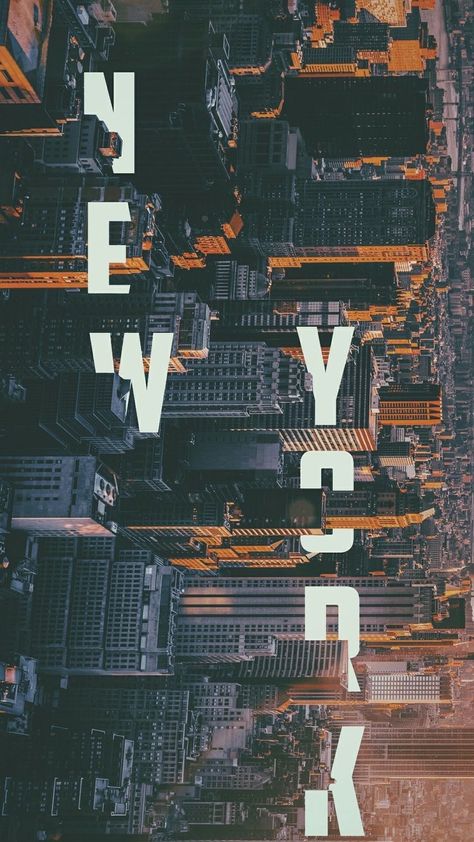 New York Collage, City Collage, New York Wallpaper, Poster Design Layout, New York Poster, Graphic Design Photoshop, Typography Poster Design, Typographic Poster, City Wallpaper