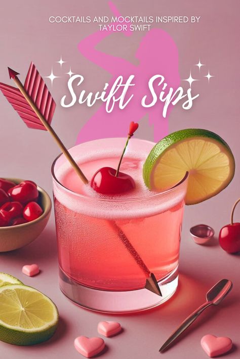 Princess Cocktails, Taylor Swift Themed Party, Fall Coffee Recipes, Fall Coffee Drinks, Edible Gold Glitter, Disney Inspired Cocktails, Disney Cocktails, Cocktails And Mocktails, White Cranberry Juice