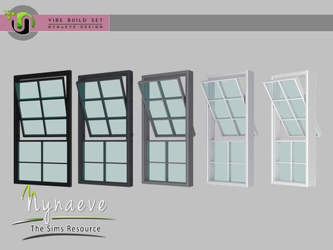 Sims 4 Loft, Furniture Cc, Cc Furniture, Casas The Sims 4, Sims Four, Interior Windows, Sims 4 Cc Furniture, Sims 4 Collections, Sims4 Cc