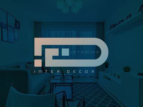 Logo Design for the interior company based in Karachi, Pakistan known as "Inter Decor Interior". Interior Design Card, Interior Decor Logo, Interior Design Logo Inspiration, Design Company Names, Decor Logo, Interior Designer Logo, Interior Logo, Logo Design Inspiration Branding, Small Living Room Ideas