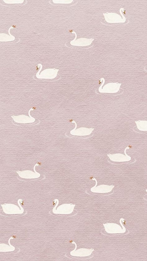 Swan Wallpaper, Pink Wallpaper Ipad, Wallpaper Pink And White, Free Illustration Images, Whatsapp Wallpaper, Iphone Wallpaper Photos, Animal Patterns, Art Wallpaper Iphone, Pink Wallpaper Iphone