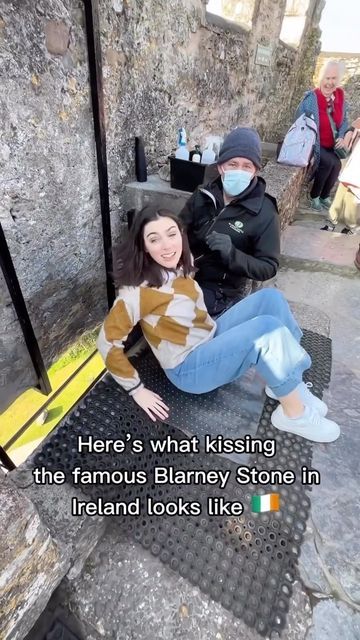 Ireland 🇮🇪 Travel | Hotels | Food | Tips 🍀 on Instagram: "What kissing the Blarney Stone looks like🇮🇪 💡Kissing Ireland’s Blarney Stone, a tradition that’s been around for several centuries, is said to give a person the gift of eloquence and persuasiveness. The iconic stone is set in a wall of Blarney Castle, constructed in 1446 by Dermot McCarthy, king of Munster, on the site of a demolished 13th century castle. 👉Have you ever kissed it?🤔 🎥: @leahshoup 📍Blarney Stone (3 hours drive fro Blarney Stone Ireland, Ireland Blarney Stone, Ballymoney Northern Ireland, Liffey River Dublin Ireland, The Troubles Ireland, Blarney Stone, Blarney Castle, Ballycastle Northern Ireland, Hotel Food