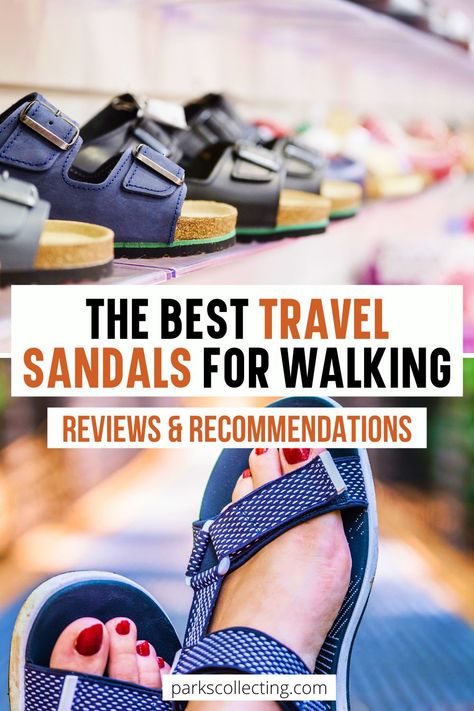 Ultimate guide to the best sandals for walking. All the best travel sandals for walking (reviews and recommendations plus what to look for). Includes the best womens sandals for walking and the best mens sandals for walking. Best walking sandals | Best walking sandals for women travel | Best sandals for walking travel shoes | Sandals for men | sandals for women | Best walking sandals for Disney | Best walking sandals for Europe | footwear for women | footwear for men Summer Walking Sandals, Walking Sandals Women Comfortable, Walking Sandals Outfit, Ladies Walking Sandals, Cute Walking Shoes Women, Sandals For Walking All Day, Best Travel Shoes For Walking, Best Walking Sandals For Women, Best Sandals For Women 2023