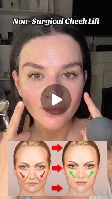 Facial Exercises For Cheeks, Gua Sha Face Lift, Guasha Massage Faces, Saggy Cheeks, Face Lifting Massage, Facial Fitness, Cheek Fat, Guasha Massage, Sagging Cheeks