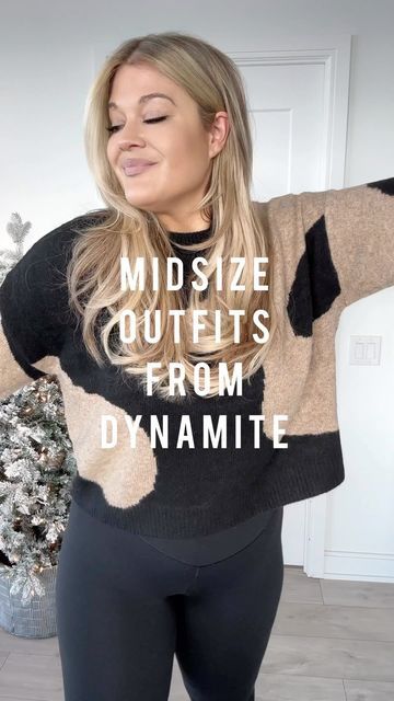 OliviaFredaCurves | Midsize Style on Instagram: "Midsize Outfits from @dynamiteclothing 🖤 They’re having their Boxing Day sale! Don’t miss it - up to 70% off sale items. Last chance to get them before they sell out online & in store. 500+ styles just added! Shop on my LTK Store now! #midsize #outfit #outfits #outfitideas #midsizegals" Midsize Outfit, Boxing Day Sale, Midsize Outfits, Midsize Style, Boxing Day, Girls Weekend, Sell Out, Last Chance, Off Sale