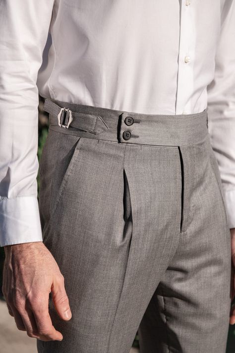 Trousers - Pini Parma Pini Parma, Grey Trousers, Bespoke Tailoring, Blue Trousers, Trouser Style, Simple Shirts, Gentleman Style, Italian Fabric, Capsule Collection