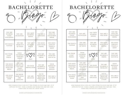 Bachelorette Bingo Ideas, Bachelorette Bingo, Gift Bachelorette Party, Bachelorette Party Planning, Bachelorette Gift, Bridal Luncheon, Bachelorette Games, Bachelorette Party Games, Party Bachelorette