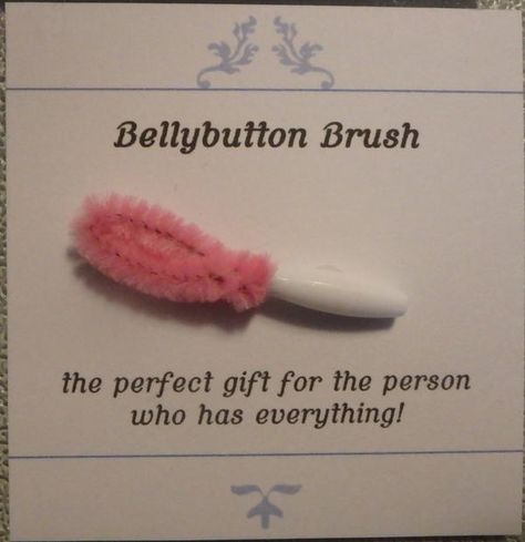 The Perfect Gift for the Person who has Everything Belly Button Cleaning, Afghan Crochet Patterns Easy, Drink Decorations, Diy Stocking Stuffers, Christmas Gifts To Make, White Elephant Gifts Exchange, Cleaning Gift, Lint Brush, Pipe Cleaner Crafts