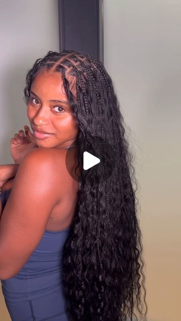 PHILLY HAIR STYLIST on Instagram: "BORA BORA BRAIDS  Invest in your vacation look this summer!🏖️  3 packs (4 bundles in each) of French Wet+Wavy used   Lasts up to 2 months with proper maintenance   Receive a maintenance card along with starter essentials goodie bag after your experience  Option to have hair provided or you can purchase yourself  Discounted 5wk touch up  Feel like THAT GIRL as soon as you complete the experience💁🏽‍♀️  Inspired by: @borabraids  •  JULY schedule is open! Availability is limited so BOOK NOW!   •  Click 🔗 in bio to book, or text your NAME DATE AND TIME along with “VIP” to 267-522-1018 if you don’t see a time you want available. There is a $30 non-refundable deposit to secure your slot!  •  Let’s elevate your look! Hope to see you soon!💫  #phillyhairstylis Summer Walker Hairstyles, Vacation Braids The Beach, Bora Bora Braids Human Hair, Vacay Hairstyles Black Women, Wet And Wavy Braids, Jamaica Hairstyles, Vacation Hair For Black Women, Bora Bora Braids, Vacation Hairstyles For Black Women