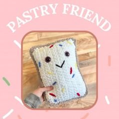 Free crochet pattern by @chonky.crochet 🍄When publishing your works, please indicate the designer of the pattern.Please respect the work of the master!Thank you ❤️‍🔥For more free Patterns Follow @free_pattern_free Crochet Poptart Free, Crochet Pop Tart Free Pattern, Pop Tart Pillow, Crochet Pop Tart, Crochet Poptart, Romantic Bear, Chicken Incubator, Crochet Monkey, Pop Tart