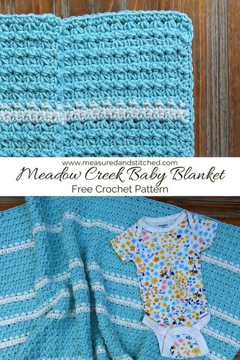 Textured Baby Blanket, Trinity Stitch, Free Baby Blanket Patterns, Stitch Blanket, Handmade Baby Blankets, Blanket Crochet Pattern, Baby Afghans, Blanket Patterns, Baby Blanket Pattern