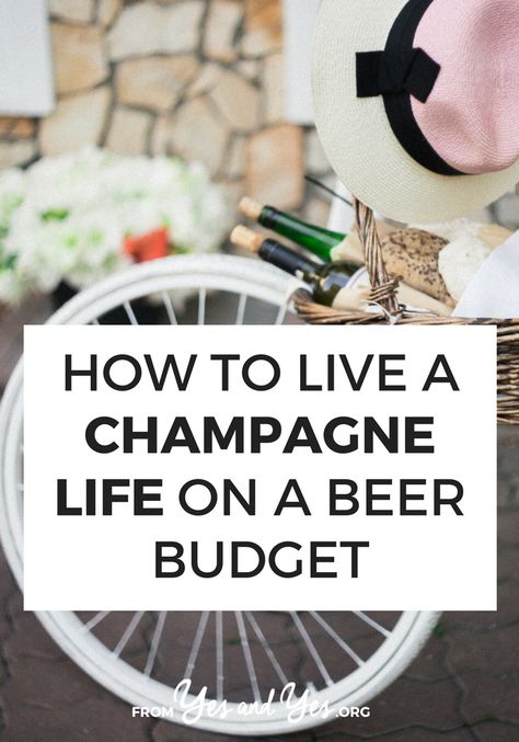 How To Live a Champagne Life on a Beer Budget Nice Wardrobe, Cash Savings, Lifestyle Advice, Easy Home Improvement Projects, Easy Home Improvement, Home Improvement Loans, Savings Planner, Living On A Budget, Build Wealth