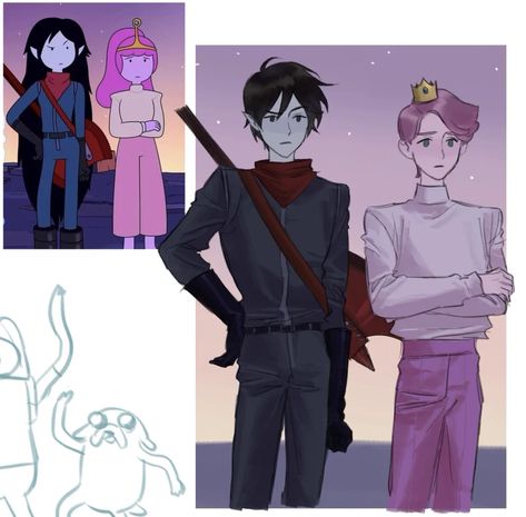 Marshall Lee X Prince Gumball, Random Encounters, Prince Gumball, Adventure Time Comics, Marceline And Bubblegum, Adventure Time Characters, Marceline The Vampire Queen, Adventure Time Cartoon, Adventure Time Marceline