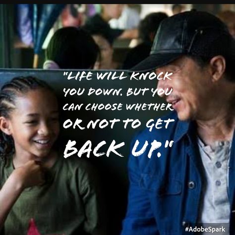 The Karate Kid 2010 The Karate Kid 2010, Karate Kid Quotes, Karate Kid 2010, Karate Quotes, Film Reference, Karate Kid Movie, Motivation For Kids, The Karate Kid, Jaden Smith