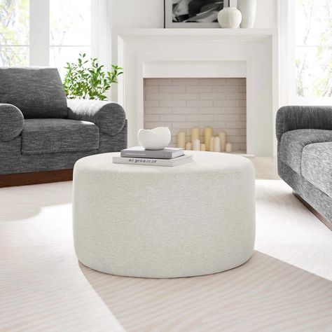 Modway Callum Upholstered Ottoman | Wayfair Ottoman Coffee, Cube Ottoman, Round Ottoman, Ottoman Coffee Table, Kitchen Sale, Upholstered Ottoman, Under Cabinet Lighting, Pergola Shade, Outdoor Ceiling Fans