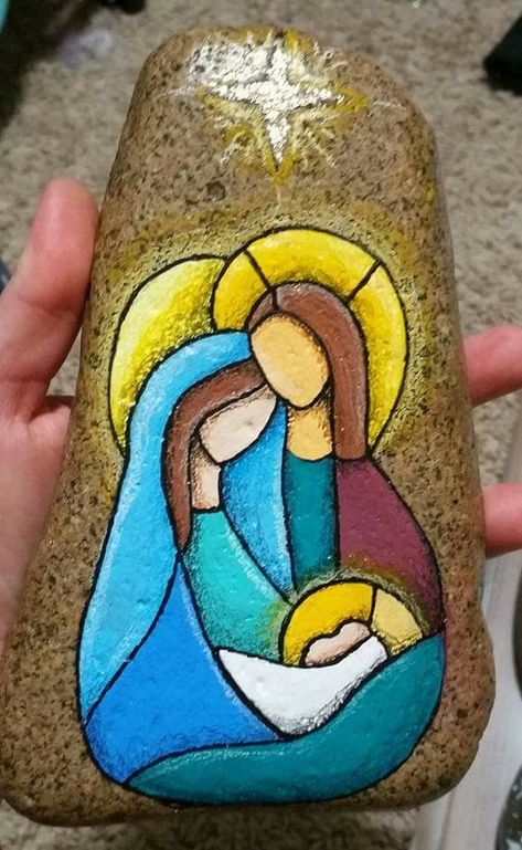 Cuadros con pie Rock Painting Ideas, Christmas Rock, Painted Rocks Diy, Rock Painting Ideas Easy, Rock Painting Patterns, Rock Painting Designs, Creative Painting, Stone Crafts, Rock Painting Art