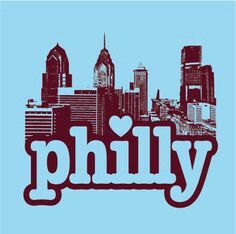 Philly Philly Tattoo, Philadelphia Phillies Logo, Phillies Logo, Philadelphia City Hall, Logo Art, Brotherly Love, Cover Artwork, Music Album Cover, Grad School