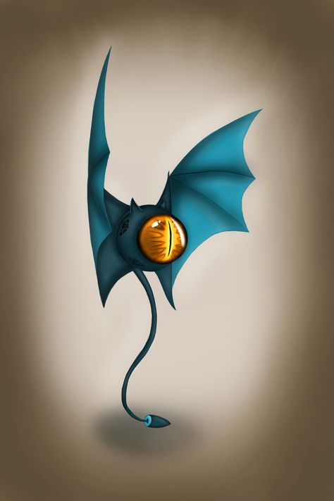 Little flying monster. Made by rohu Alien Tentacles, Flying Monster, Ranger Dnd, Flying Monsters, Blue Harvest, Horror Monsters, Alien Concept, Sky Sea, Alien Concept Art