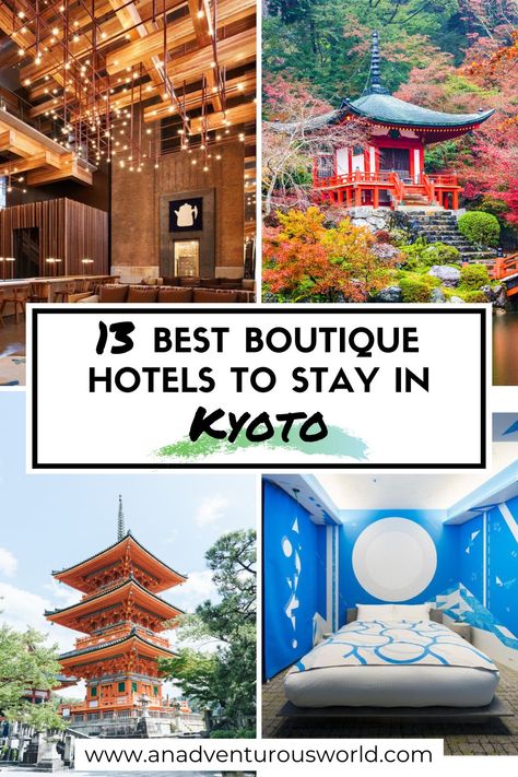 Dinosaurs at reception, cartoons on your bed sheets or artwork on your walls - these are the coolest hotels in Kyoto to stay at! #kyoto #kyotohotels #hotelsinkyoto #besthotelsinkyoto #boutiquehotelsinkyoto #coolesthotelsinkyoto #luxuryhotelsinkyoto #placestostayinkyoto #wheretostayinkyoto #kyotohotelguide #kyototravel Best Hotels In Kyoto, Kyoto Hotel, Coolest Hotels, Japan Hotel, Kyoto Travel, Japan Vacation, Best Boutique Hotels, Travel Japan, Unique Hotels