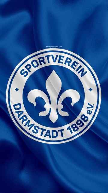 sv darmstadt 98, 4k, silk flag, german football club, logo, emblem, 2 bundesliga, football, darmstadt, germany, second bundesliga, darmstadt fc Football Club Logo, Sv Darmstadt 98, Club Logo, Logo Emblem, Juventus Logo, Juventus, Football Club, Sport Team Logos, Sports Team