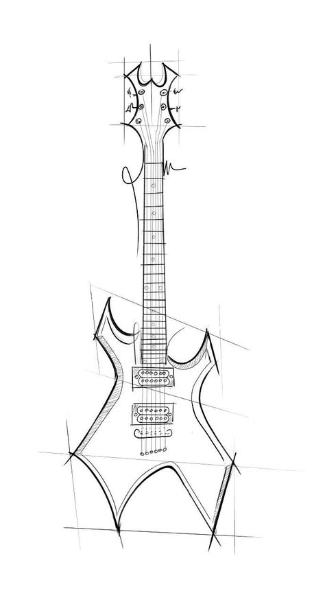 Drawing Guitar, Guitar Sketch, Lukisan Comel, Guitar Drawing, Desen Realist, Design Art Drawing, Siluete Umane, Music Drawings, Seni Dan Kraf