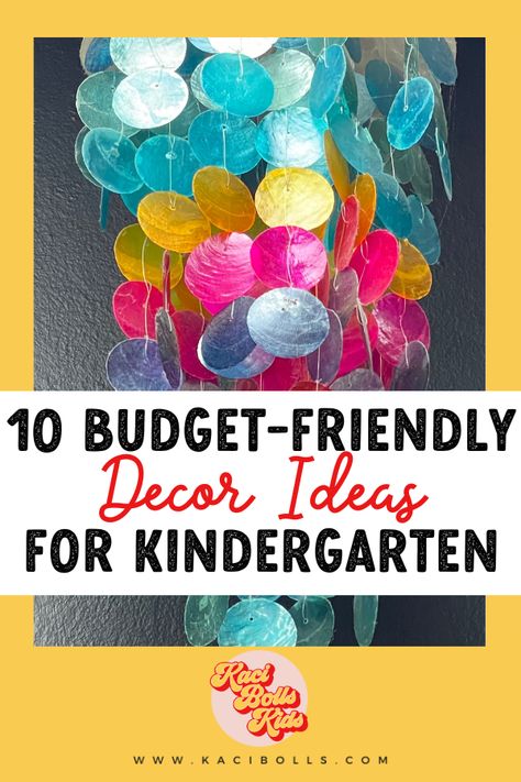 Here are 10 ideas to create an inviting kindergarten classroom environment. It can be expensive to set up a kindergarten classroom, but these ideas can save you money while creating a unique and one-of-a-kind space. Your kindergarten kids will have a home away from home, and you might as well create a space YOU love too, kindergarten teachers! Don't worry if you aren't a crafty teacher - these classroom DIY ideas are easy! Easy Preschool Classroom Decor, Preschool Room Decor Classroom Setup, Kindergarten Classroom Decoration Ideas, Kindergarten Classroom Decor Diy, Simple Kindergarten Classroom Decor, Pre K Decorating Ideas, Cheap Classroom Decor Diy, Kindergarten Classroom Wall Decor Ideas, Diy Preschool Classroom Decor