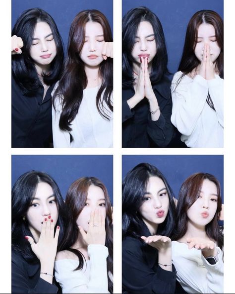 Photobooth Pose, Photobox Pose, Photobooth Pics, Photobooth Ideas, Photo Signature, Korean Photo, Funny Poses, Photobooth Pictures, Friend Pictures Poses