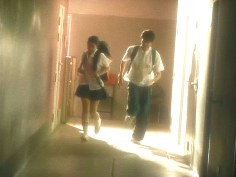 Asian Drama Aesthetic, School Romance Aesthetic, Aesthetic School Hallway, 90s Asian Aesthetic, Thai School Aesthetic, K Drama Scenes Aesthetic, Thailand School Aesthetic, Kdrama Scenes Aesthetic, Thai Aesthetic