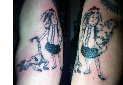 Eloise (with her dolls, Sailor and Sabine) Blessed Tattoos, Hilary Knight, Literary Tattoos, Book Reviews For Kids, Watership Down, Classic Childrens Books, Book Tattoo, Love Tattoos, Tattoo You