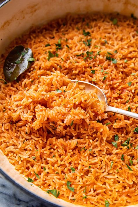 Easy Peri Peri Rice Rice Dishes Recipes, Rice Side Dish Recipes, Side Dishes For Chicken, Savory Rice, Rice Cooker Recipes, Rice Recipes For Dinner, Rice Side Dishes, Easy Rice Recipes, Peri Peri