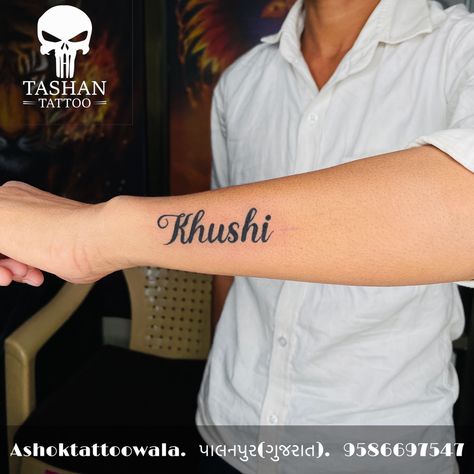 TashanTattoo
AshokTattooWala
S.20. Tirupati plaza
Opp. New bus stand
Near gd modi collage
Palanpur (gujrat)
9586697547
9687533310 Khushi Name Art, Khushi Name Tattoo, Khushi Tattoo, Heart Tattoos With Names, Guru Nanak Photo, Couple Tattoos Love, Letter Tattoo, S Letter Images, Letter Images