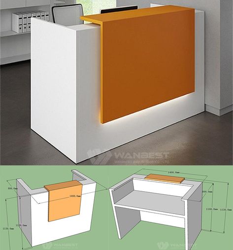 Small Residence, Cash Counter Design, Office Counter Design, White Reception Desk, Small Office Furniture, Office Reception Design, White Reception, Cheap Office Furniture, Dental Office Design Interiors